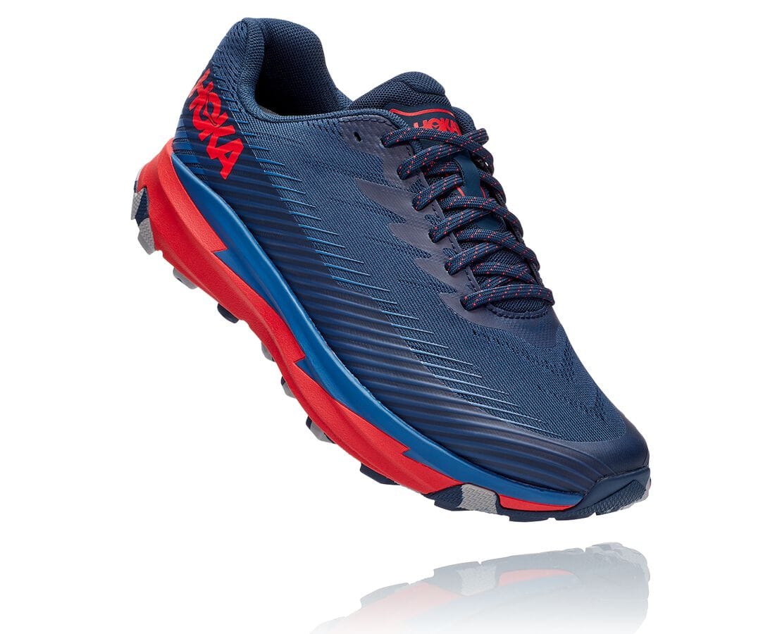 Hoka One One Torrent 2 Férfi Túracipő Piros [AFSDV-6138]